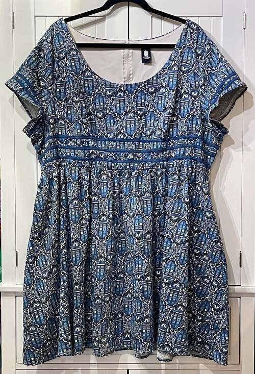 Torrid Dresses & Skirts - Torrid x BBC Doctor Who TARDIS Print Fit-and-Flare Dress